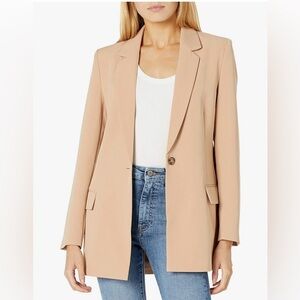 The Drop Womens Blake Long Blazer Business Casual Blazer Size S